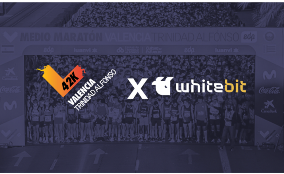 WhiteBIT se suma como patrocinador de la Maratón Valencia Trinidad Alfonso