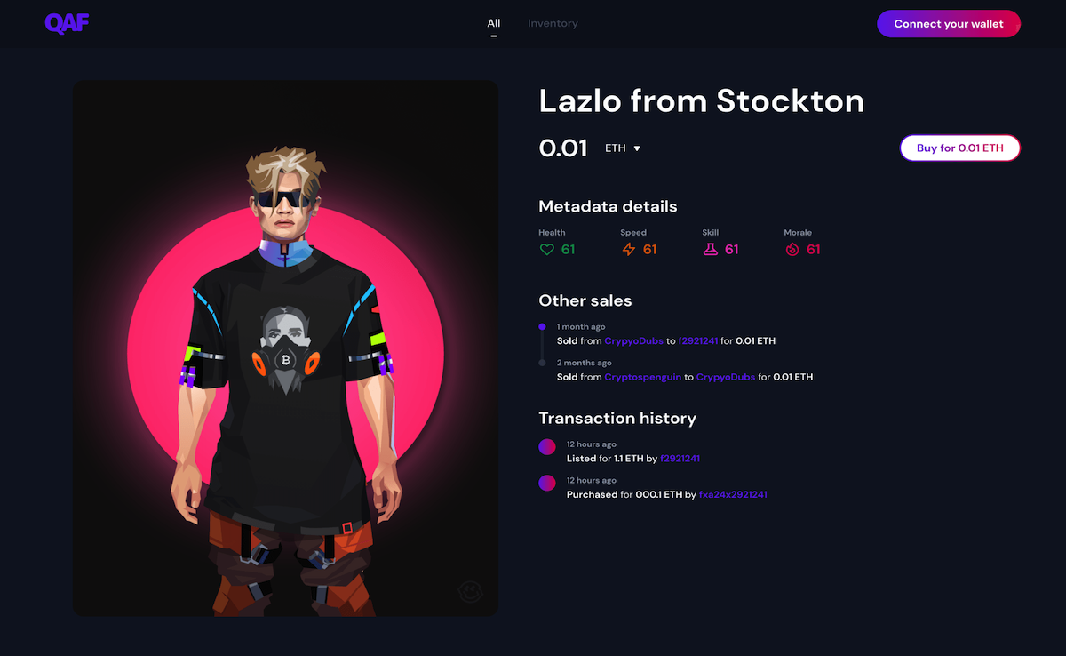 Barakatech's QAF platform offers fast and seamless NFT integration for gaming companies