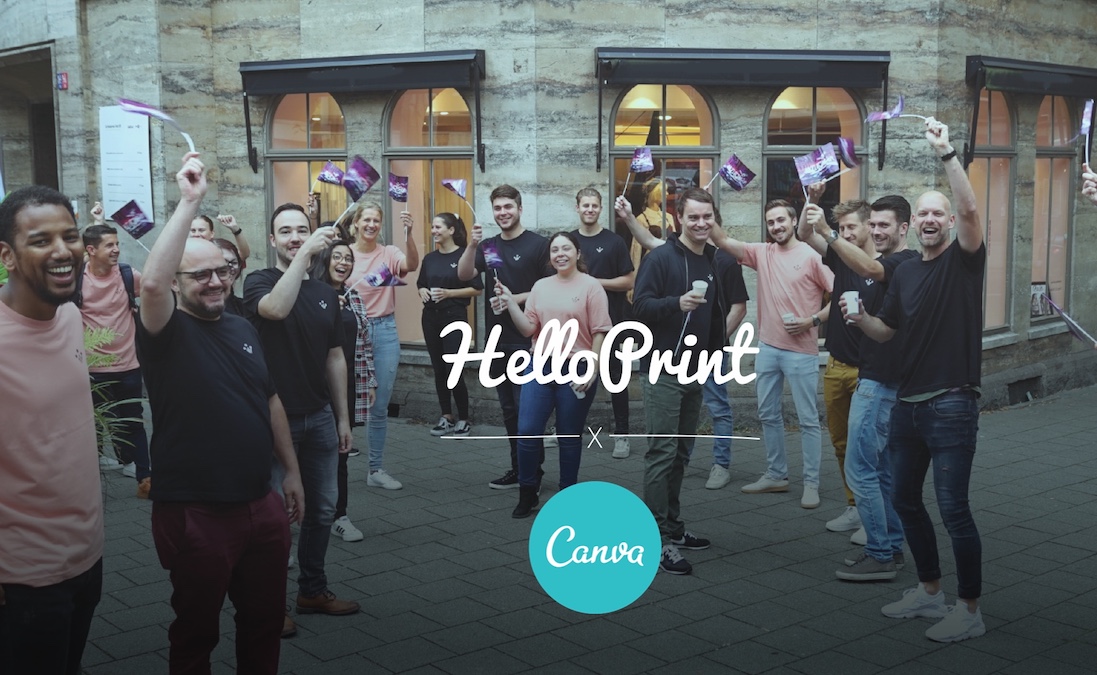 Helloprint launches industry-changing European partnership with Canva, the world’s leading visual communications platform 