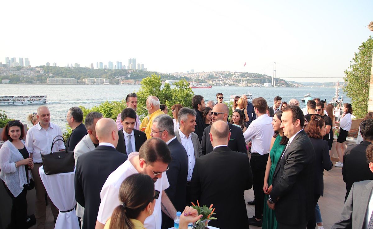 Tile manufacturer Seranit hosted interior architects in its Head Office with an Istanbul view