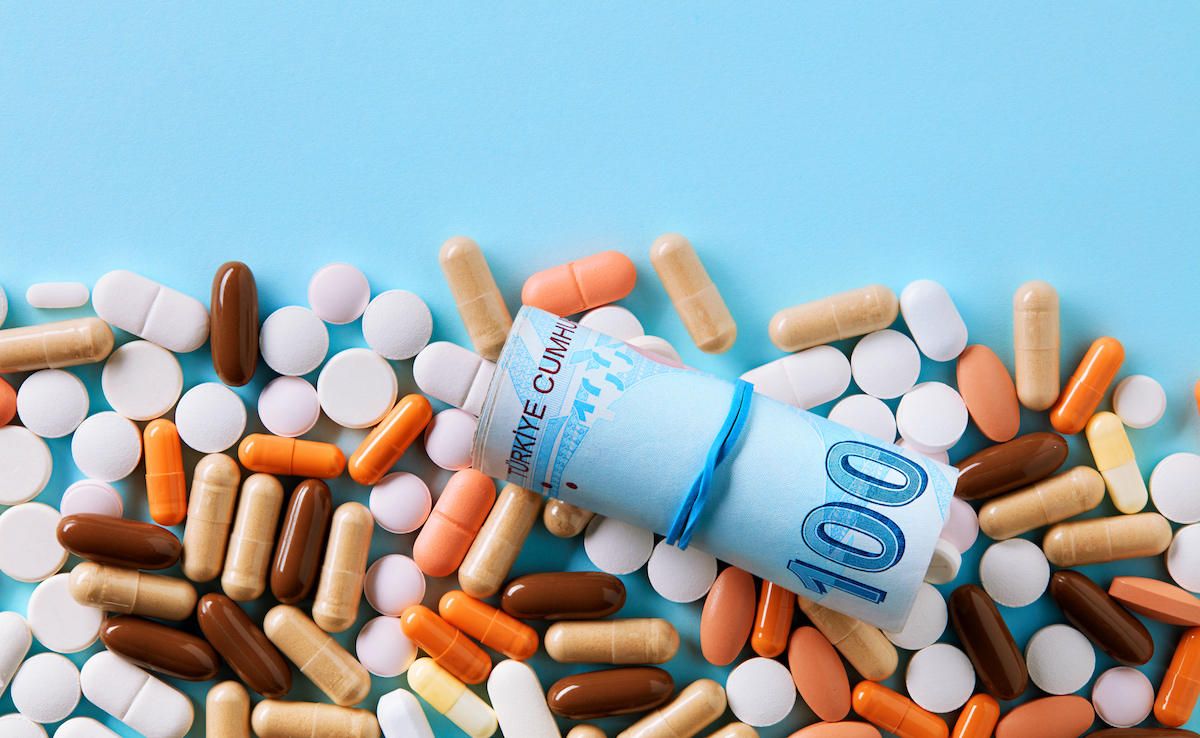 48 billion spent on medicine and 52 billion on healthcare in the pandemic