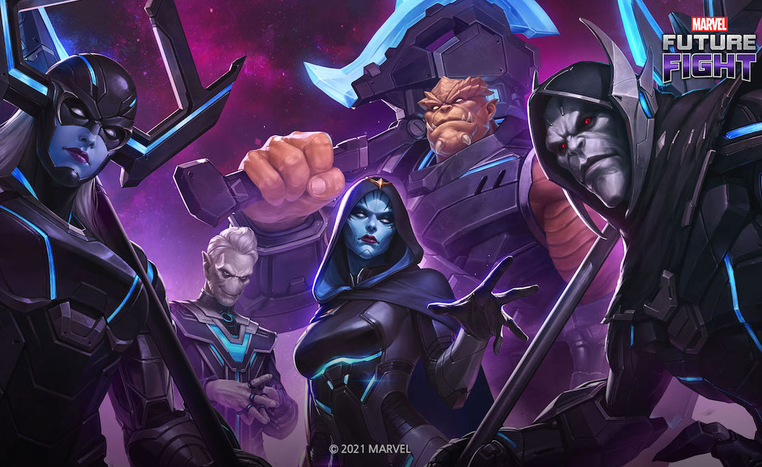 Black Order unleashes their powers with their original appearance in the latest Marvel Future Fight update