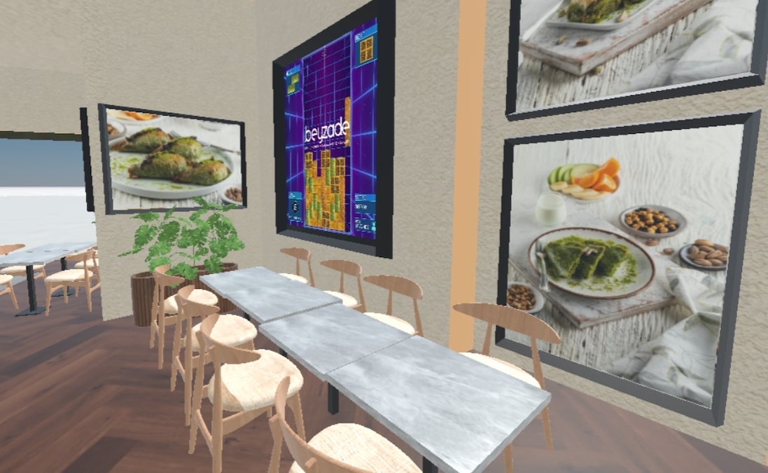 A first in Turkey: Dessert restaurant opened its metaverse branch