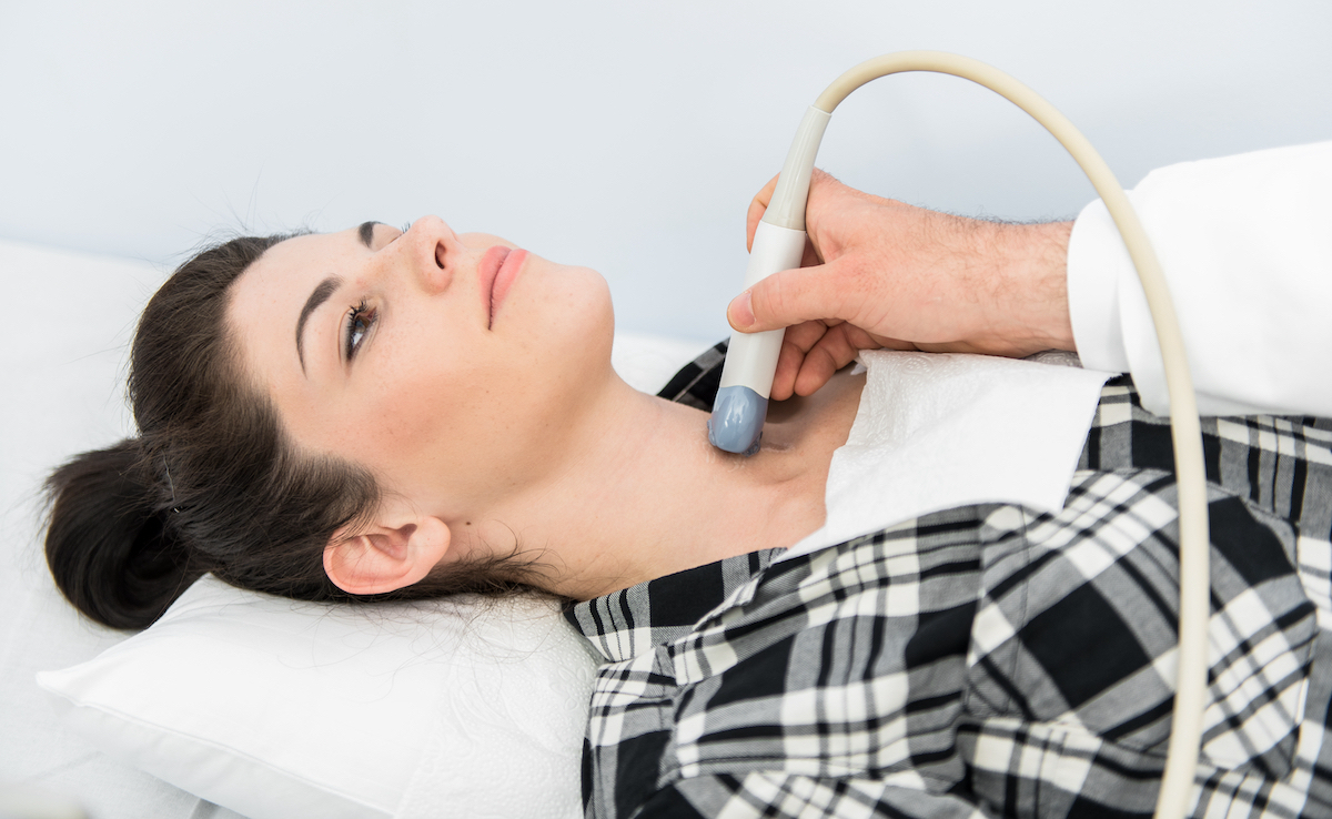 Benign tumors in the thyroid can be removed by burning