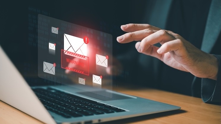 One in four employees clicks on the links in the fake emails