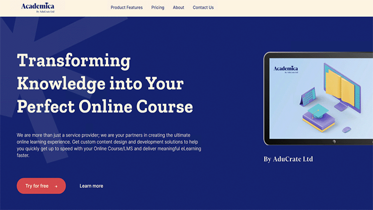 ACADEMICA’s E-Learning Solutions enable improved business performance and higher employee productivity
