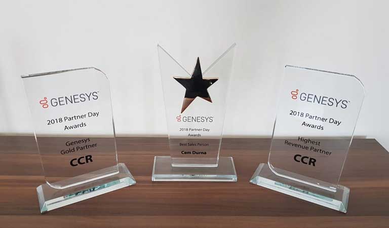 Three awards from Genesys to CCR!