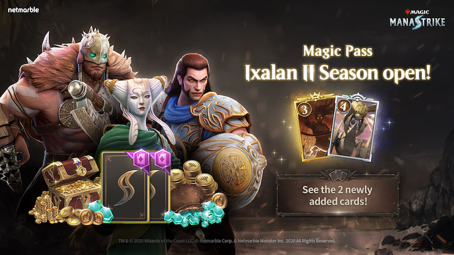 New MAGIC PASS Awards Added in Magic: MANASTRIKE IXALAN II Season Update