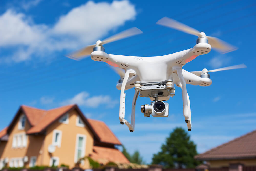 Drones will prevent physical contact in real estate transactions