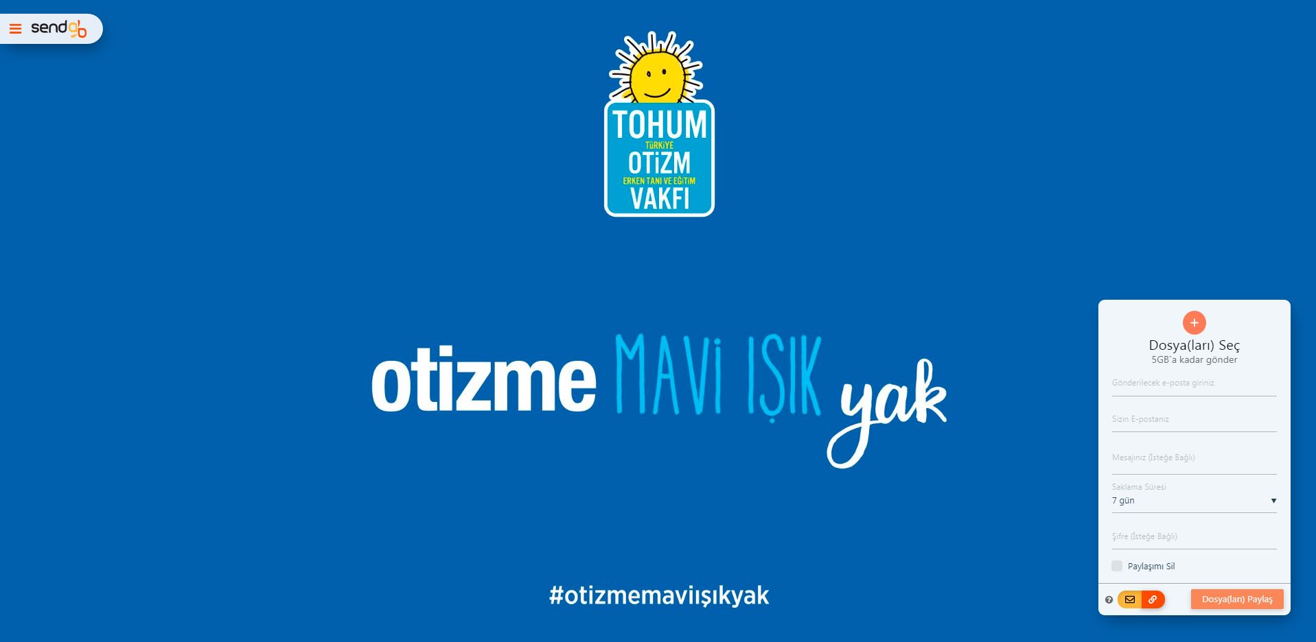 New generation file transfer service: SendGB