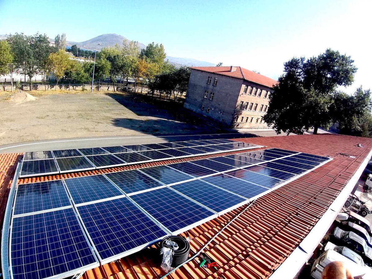 Vocational high school will produce 20 thousand kilowatts of electricity per year