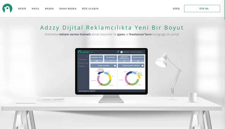 Platform that brings digital agencies together with potential customers: Adzzy