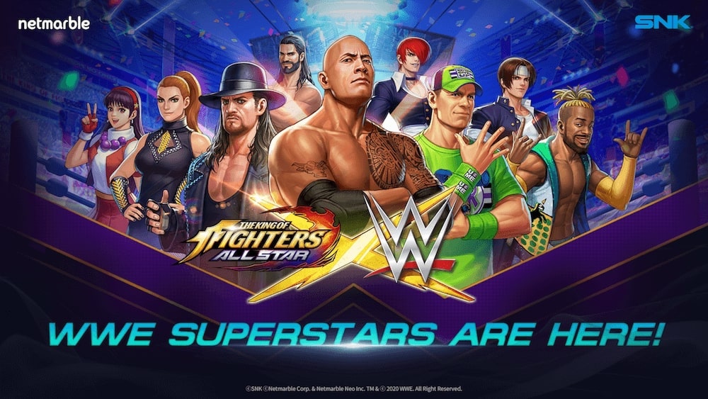 WWE SUPERSTARS TO BE FEATURED IN ‘THE KING OF FIGHTERS ALLSTAR’ IN ALL-NEW CROSSOVER