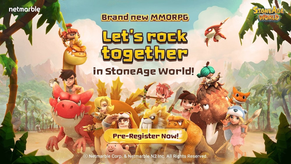 Prepare for a prehistoric adventure with StoneAge World MMORPG