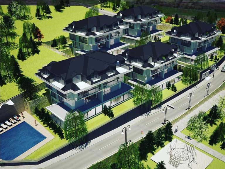 Those who want to live outside the city without moving away from the city, meet at Olive Sarıyer Houses.