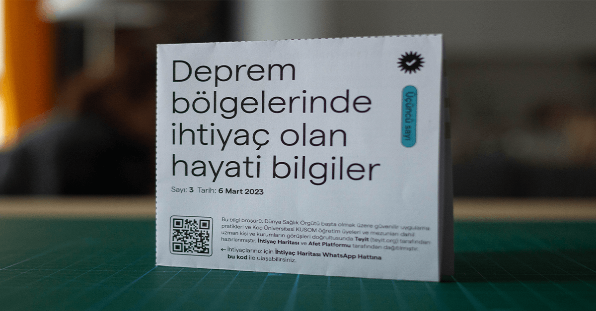 “Vital information guide” from Teyit to earthquake victims