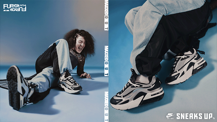 Sneaks Up’s advertisement titled “MAXXED OUT” for Air Max is now live 