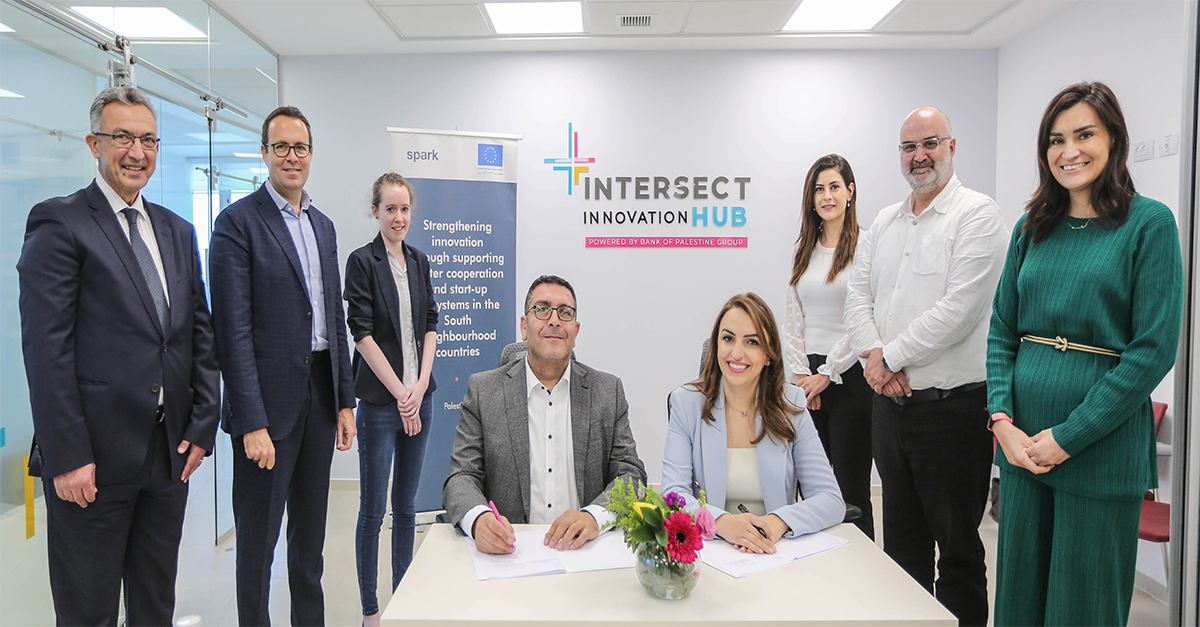 Intersect Innovation Hub and SPARK Palestine launch program to support Palestinian entrepreneurs with funding from the European Union