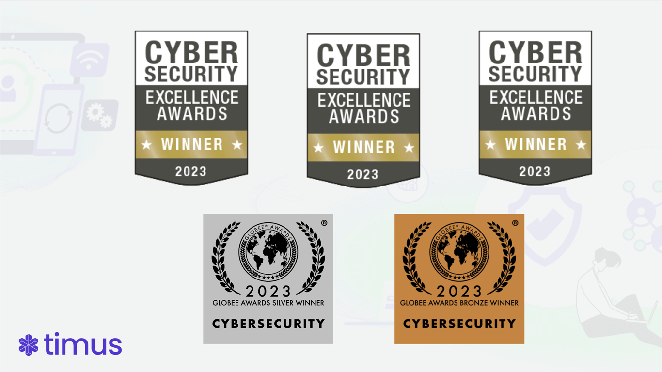 Timus Network Takes Home 5 Awards for Innovative Approach to Cybersecurity