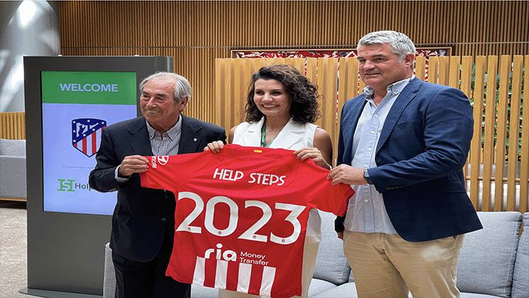 Help Steps Partners with Atletico Madrid, Reinventing Philanthropy Through Everyday Steps