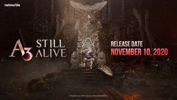 Prepare for a dark fantasy adventure: A3: Still Alive will be live worldwide on November 10