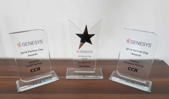 Three awards from Genesys to CCR!