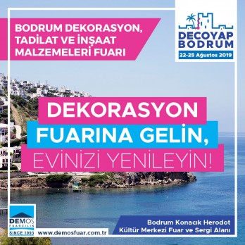 Latest Trends of Summer will be at Bodrum Interior Architecture and Decoration Fair