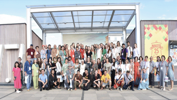 Turkısh youth made a stamp on the international bashnıa contemporary art symposıum