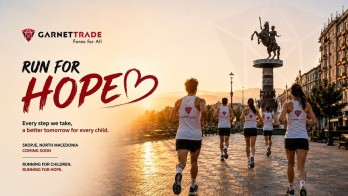 Garnet Trade to Organize a Charity Run for Children in Skopje