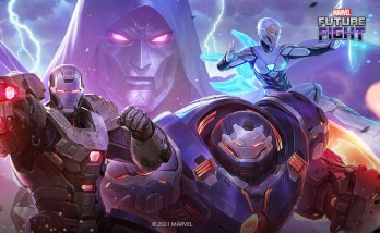 Armored superheroes unite to protect humanity from robot domination in the new Marvel Future Fight update