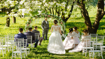 MrGuild's Green Suits Make a Statement at Weddings