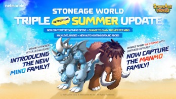 StoneAge World Summer Update Brings Brand New PVE Content, New Territory, and Pets for Gamers to Enjoy